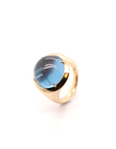 Positano Positano Ring 18kt goud met Topaas