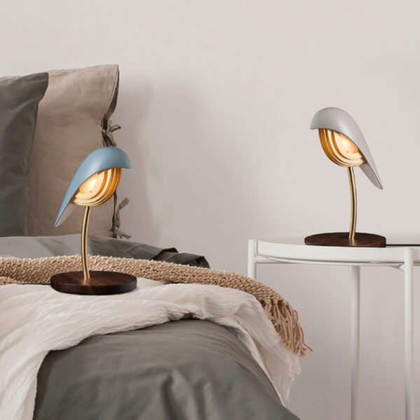 DaqiConcept DaqiConcept Bird Indigo Blue Decoratieve Lamp