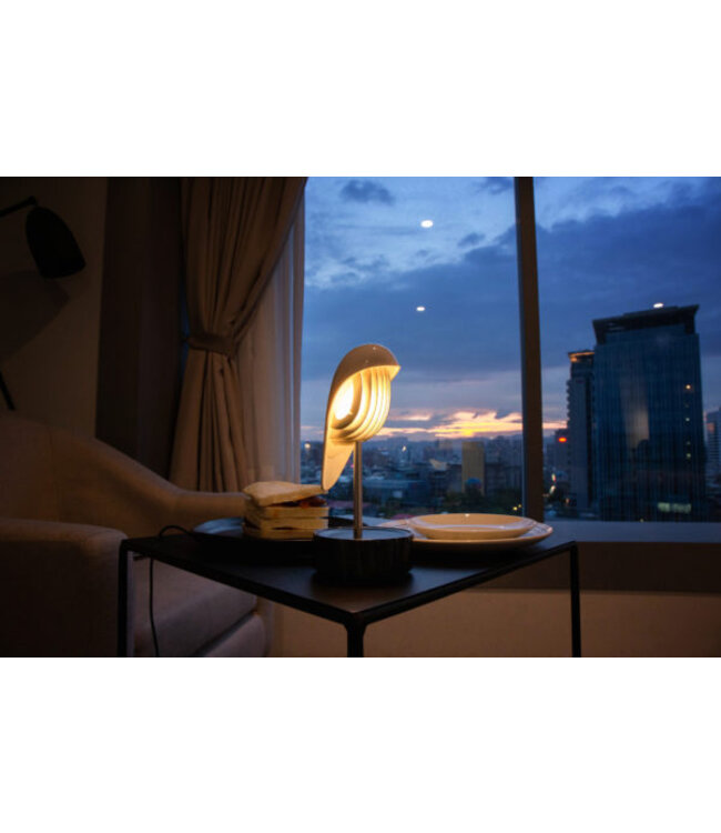 DaqiConcept Chirp Black Silver Alarm Clock