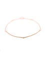 Tomylo Tomylo armband roségoud 18k met 0.14ct diamant