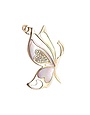 ROEMER Roemer hanger vlinder goud 14k met parelmoer en diamant
