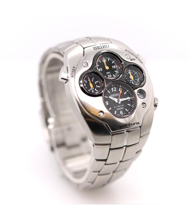 Pre-owned Seiko Horloge Kinetic SLQ017J1