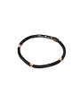 Borsari Borsari Herenarmband zilver met 18k goud en diamant BR-IRA03DO 19cm