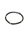 Borsari Borsari Herenarmband zilver met 18k goud en diamant BR-IRA03EY 19cm