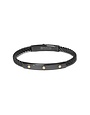 Borsari Borsari Herenarmband staal met 18k goud BR-SK04DB 19cm