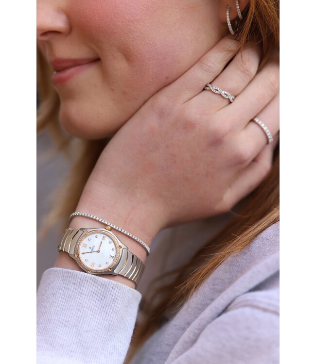 ROEMER tennisarmband 14K witgouden met diamant 0.58ct