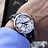 Horloges met leren band