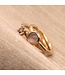 ROEMER by Bregje ring Lily Mini met cognac diamant 0.34ct