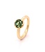 ROEMER by Bregje 14K geelgouden ring met groene toermalijn