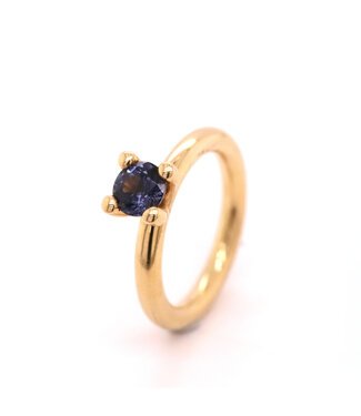 ROEMER by Bregje ROEMER by Bregje ring Lily 18K geelgoud met paarse Spinel 0.96ct