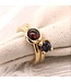 ROEMER by Bregje ring Lily 18K geelgoud met paarse Spinel 0.96ct
