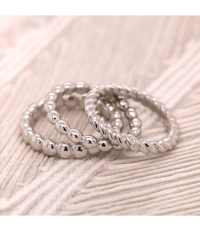 ROEMER by Bregje 18K witgouden ring BUBBLES  Medium