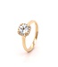 ROEMER ring 14K geelgoud met Topaas 0,97ct en diamant 0,11ct 55