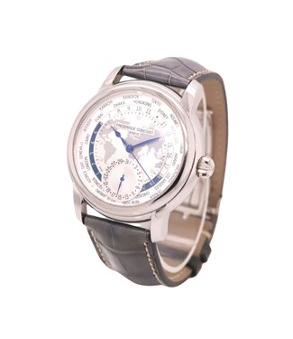 Pre-owned & Vintage Frederique Constant Pre-owned Worldtimer Manufacture FC-718X4H4/6