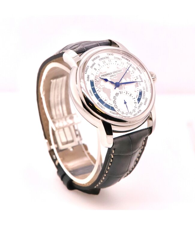 Frederique Constant Pre-owned Worldtimer Manufacture FC-718X4H4/6
