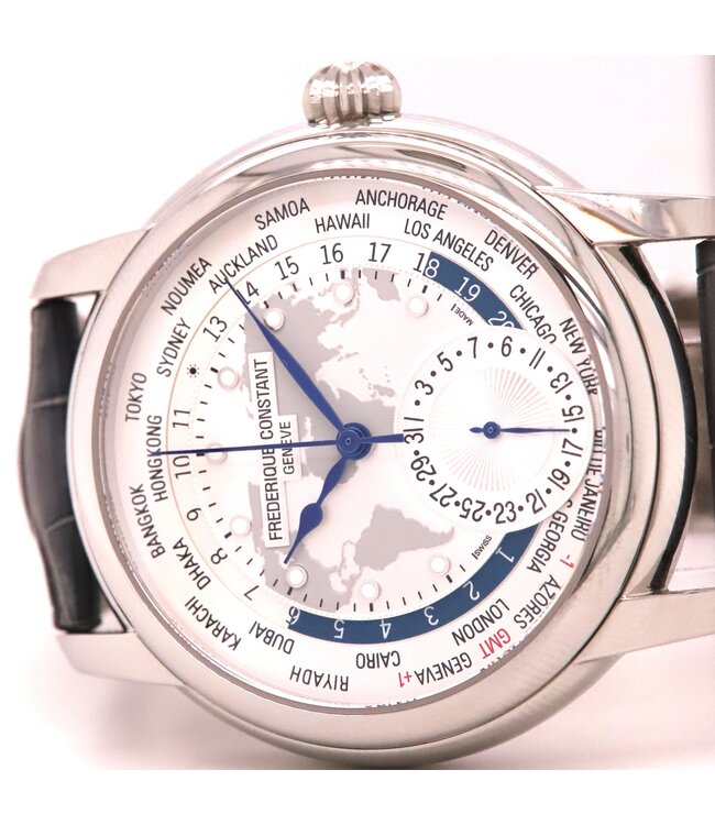 Frederique Constant Pre-owned Worldtimer Manufacture FC-718X4H4/6