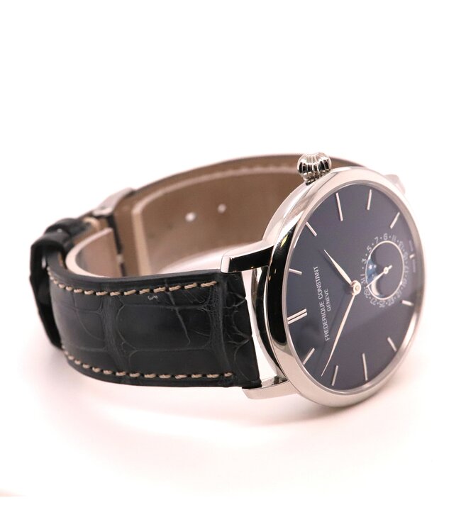 Frederique Constant Pre-owned Slimline Moonphase Manufacture FC-705X4S4/5/6