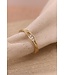 Passione 14k geelgouden ring  met diamant 0.06ct