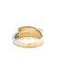 R&C bicolor gouden ring met 0.26ct