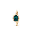 R&C Geelgouden ring Panama met groene toermalijn4106-DI