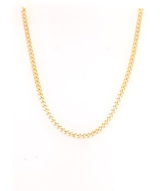 ROEMER ROEMER geelgouden ketting gourmette 2.5 / 50cm