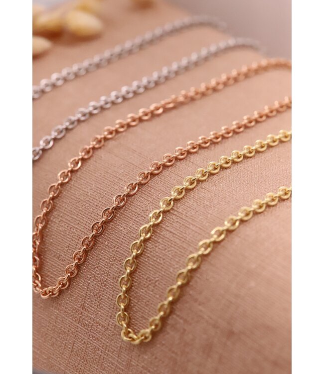 ROEMER roségouden ankercollier rond 50/2.7