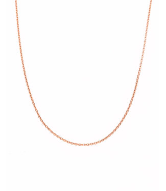 ROEMER ROEMER rosegouden  ketting anker  rond 1.1/45