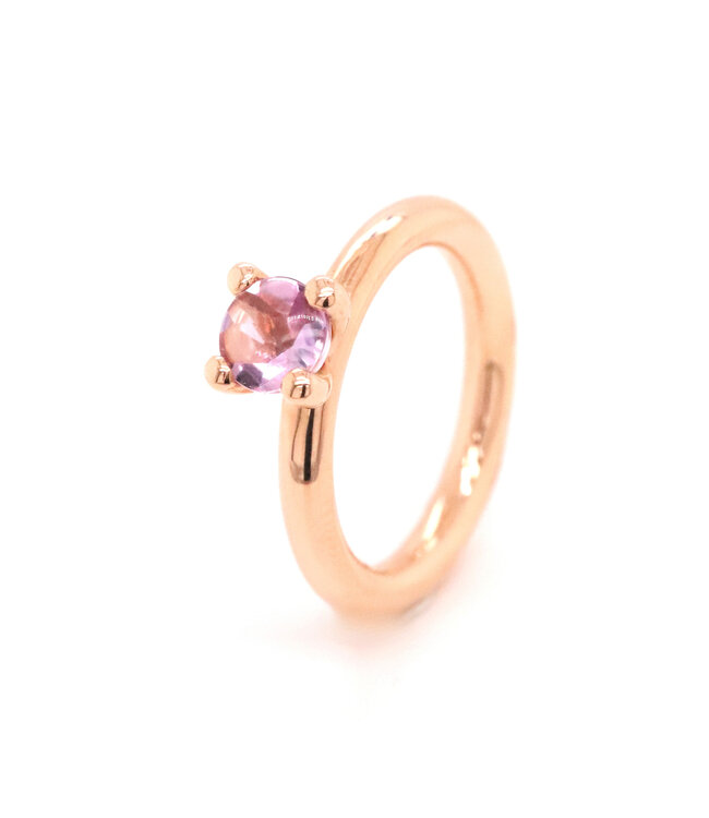 ROEMER by Bregje ring Lily 18K roségoud met Amethyst