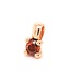 ROEMER by Bregje ROEMER by Bregjehanger Lily 18k roségoud met natuurlijke oranje Zirkoon