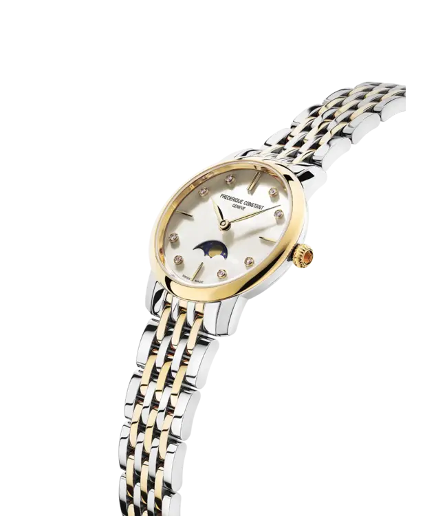 Frederique Constant Horloge Classics Slimline Moonphase FC-206MPWD1S3B