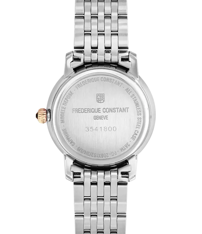 Frederique Constant Horloge Classics Slimline Moonphase FC-206MPWD1S2B