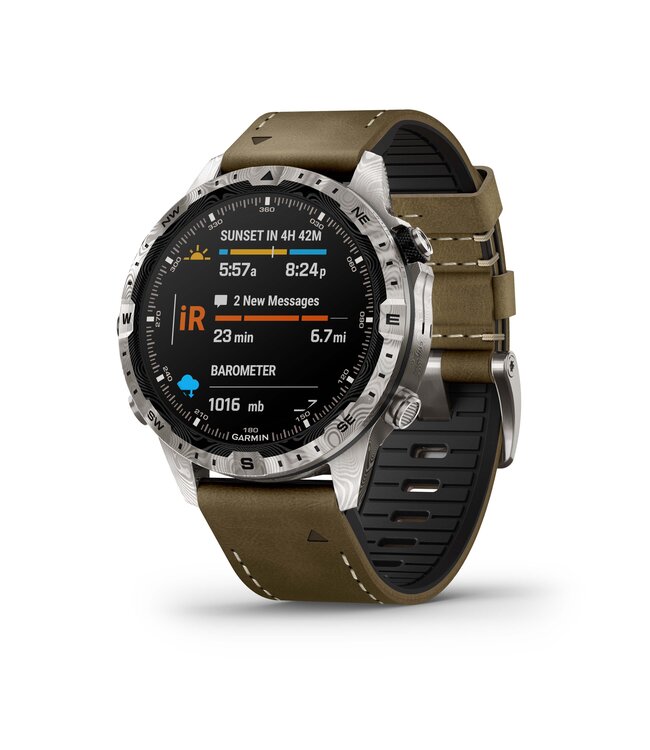 Garmin Smartwatch MARQ Adventurer (Gen 2) – Damascus Steel Edition 010-03393-31