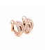 Positano Positano oorringen 18k roségoud met 0.95ct briljant