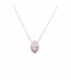 Positano Positano collier 18k witgoud met 0.39ct diamant