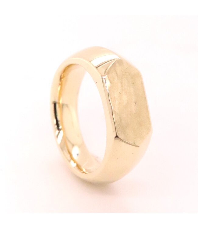Roemer Zegelring 14k massief geelgoud