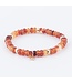 Y&G armband carneool 14k goud 7008