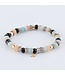 Y&G Y&G armband Aventurijn onyx en aquamarijn 14k goud SP0022