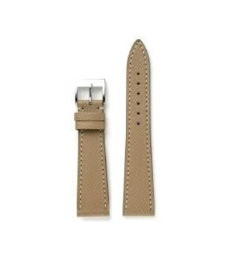 ROEMER ROEMER horlogeband kalfsleder taupe 20/18 mm