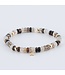 Y&G Y&G armband rookkwarts, theekwarts en maansteen 14k goud SP0023