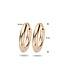 ROEMER oorringen 14k  roségoud 2,5 mm