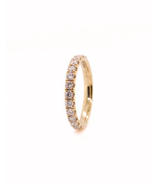 ROEMER ROEMER ring 18k geelgoud alliance L met diamant 0,76ct 56