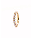 ROEMER ring 18k geelgoud alliance L met diamant 0,76ct 56
