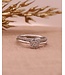 ROEMER ring 14k witgoud alliance XS met diamant 0,13ct 49