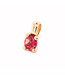 ROEMER by Bregje hanger Lily 18k geelgoud met roze Toermalijn