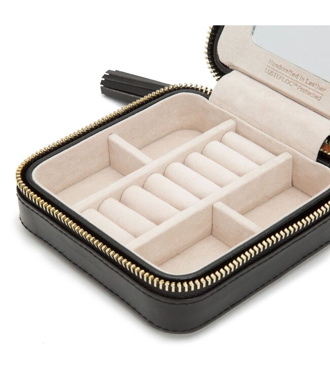 WOLF Juwelen reisetui Caroline Zip  Black 329971