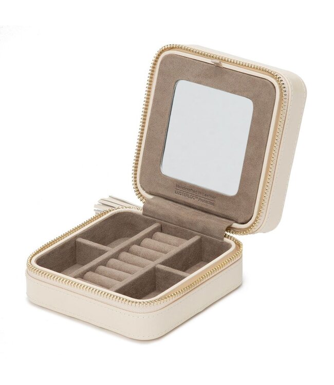 WOLF Juwelen reisetui Caroline Zip  Ivory 329953