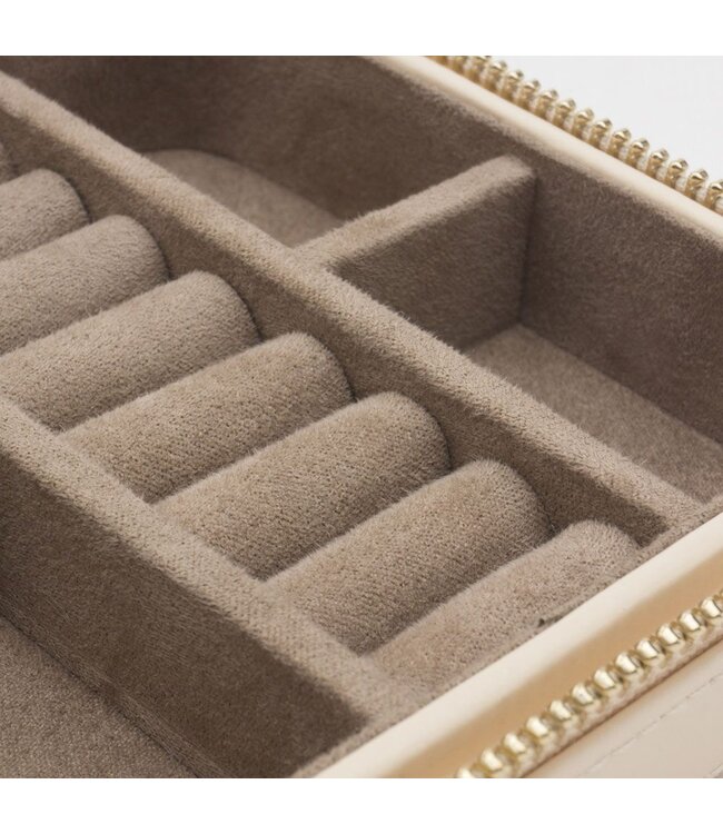 WOLF Juwelen reisetui Caroline Zip  Ivory 329953