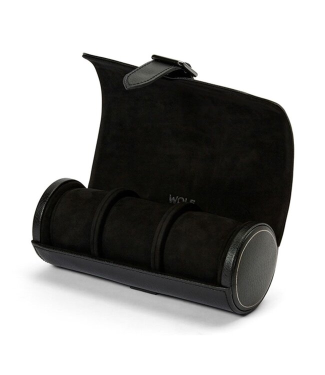 WOLF Watch Roll Triple  British Racing Black 792902