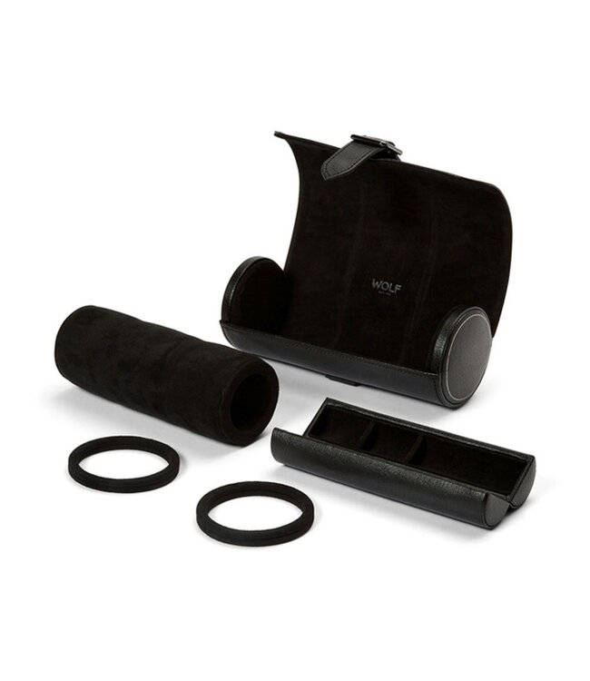 WOLF Watch Roll Triple  British Racing Black 792902