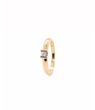 R&C R&C Bicolor gouden ring Camille RIN0016M